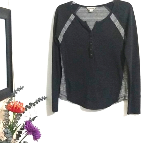 LUCKY BRAND LONG SLEEVE COLOR BLOCK THERMAL TEE SIZE SMALL - Picture 12 of 12